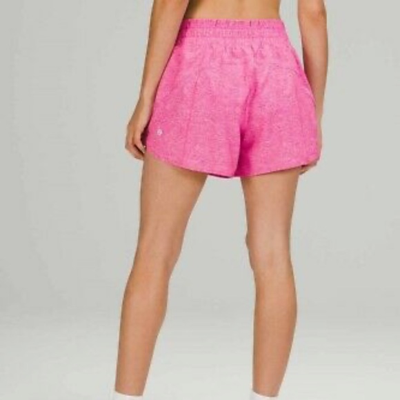 SOLD Lululemon Track That Short 5” inseam pink - Picture 3 of 3